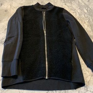 Lululemon black Sherpa zip up sweatshirt